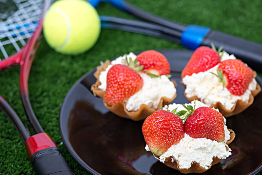 strawberries and cream at wimbledon